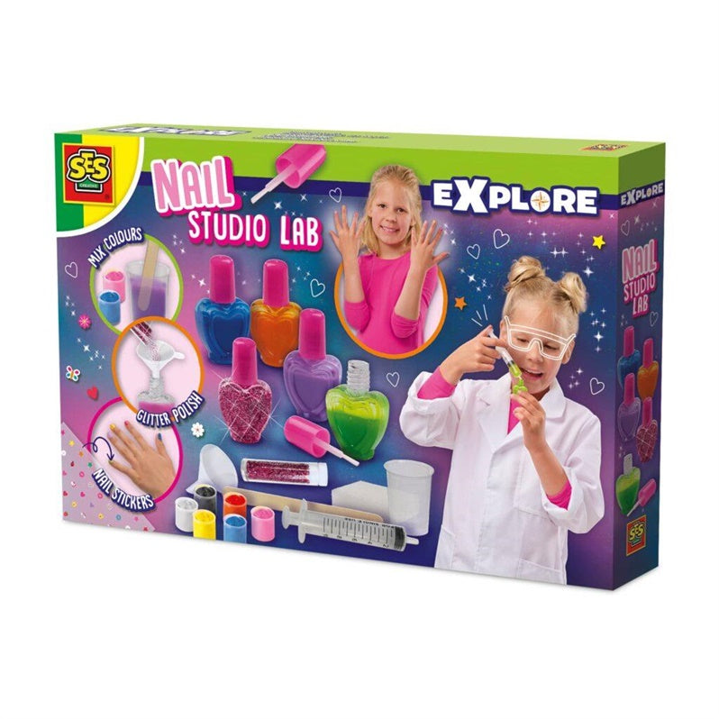 Žaislinis grožio rinkinys SES Creative Nail Studio 25141