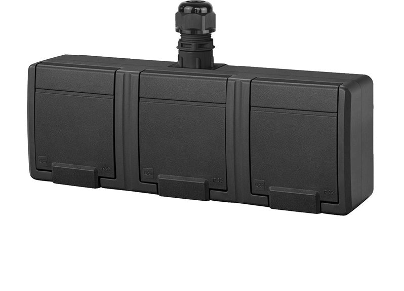 Potrójne gniazdo wtykowe ELEKTRO-PLAST AQUANT, IP65