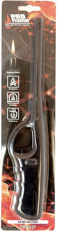 Zapalniczka Pro Flame PB-L018 9699132, srebrno-czarna