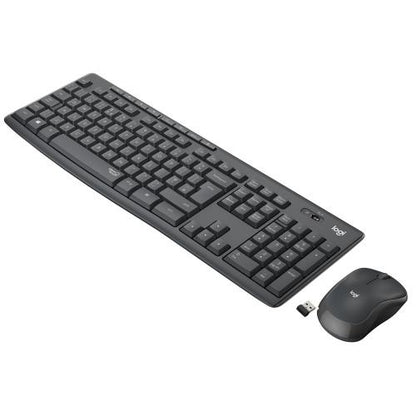 Klawiatura Logitech MK295 Silent Combo EN, czarna, bezprzewodowa