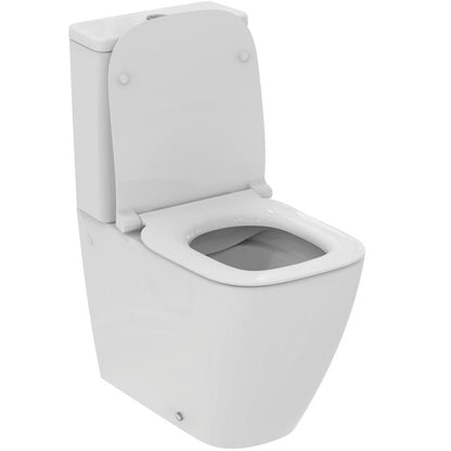 WC STOJĄCY ILIFE Z BEZRANTOWĄ MISKĄ Z DESKĄ
