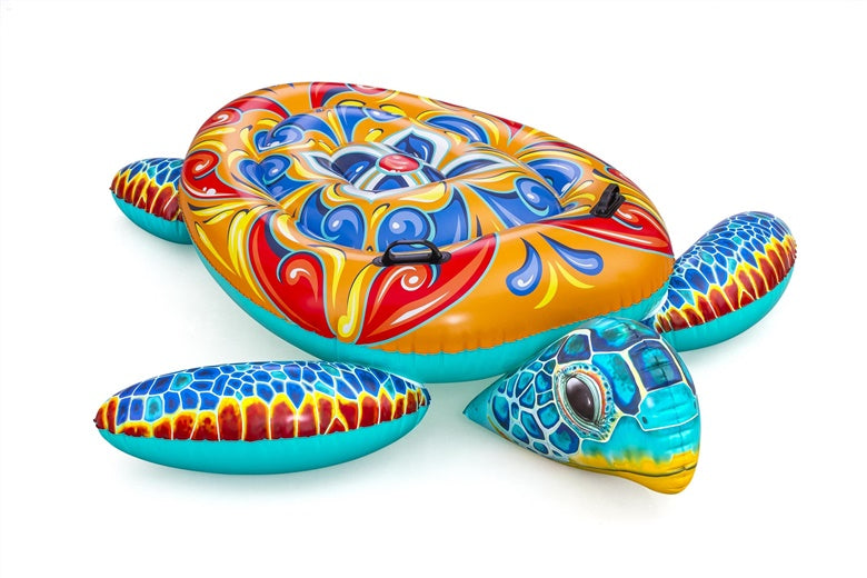 Pripučiamas plaustas Bestway Turtle, 41523, 183 cm x 173 cm