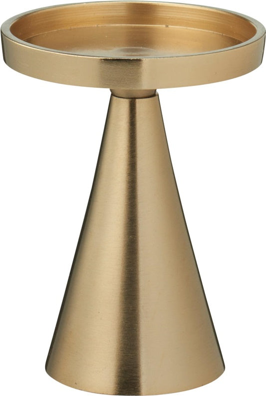 Świecznik, 13 cm, złoty