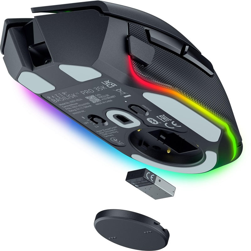 Bezprzewodowa mysz gamingowa Razer Basilisk V3 Pro 35K, czarna