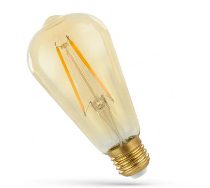 Żarówka Spectrum LED, ST58, E27, 4.9W, 490LM, 2400K AMB