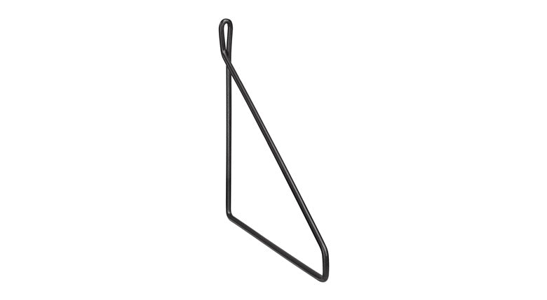 Wspornik półki Dolle Fil, 210x210 mm, czarny