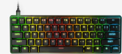 Klaviatūra Steelseries Apex 9 Mini EN, juoda