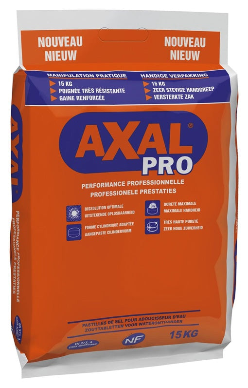 Druskos tabletės Axal Pro, 15 kg