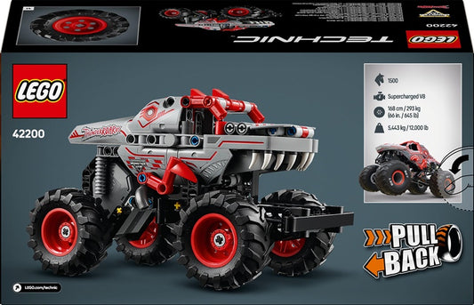 LEGO® Technic Monster Jam™ ThunderROARus™ z napędem typu pull-back, 232 elementy