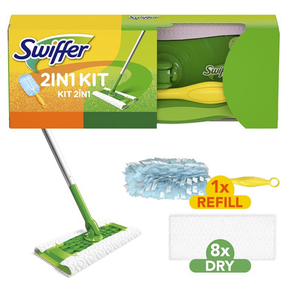 Grindų valymo rinkinys Swiffer, plastikas/poliesteris