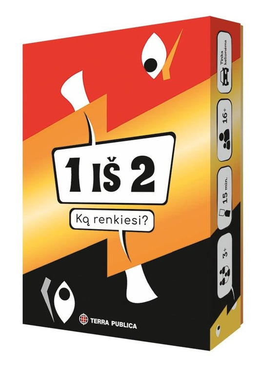 Stalo žaidimas 1 IŠ 2: KĄ RENKIESI?