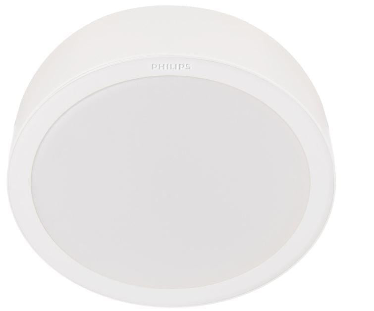 Paviršinė LED panelė lubų Philips Meson, 3000K, LED, baltas