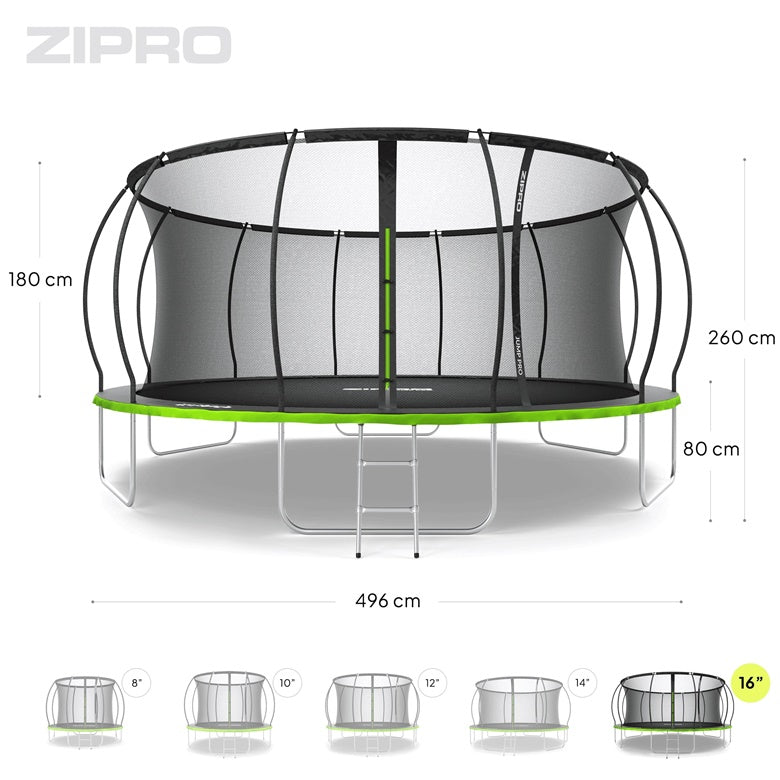 Batutas Zipro Jump Pro Premium 16FT, 496 cm, 12578746