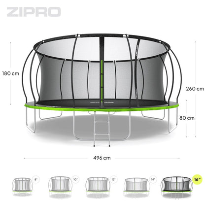 Batutas Zipro Jump Pro Premium 16FT, 496 cm, 12578746