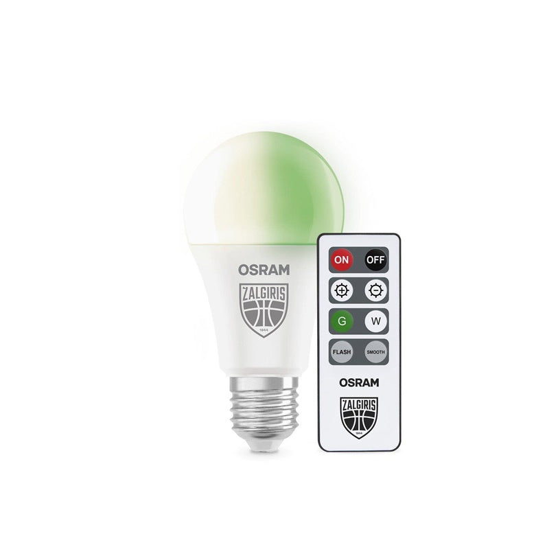 Lemputė Osram LED Žalgiris , A60, E27, 9.5W, 1055LM