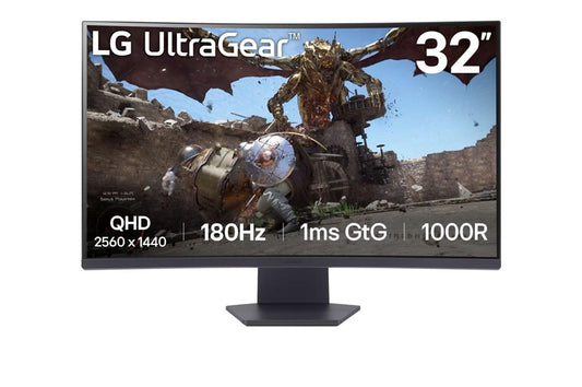 Monitorius LG UltraGear 32GS60QC-B.AEUQ VA 180 Hz QHD, 31.5"