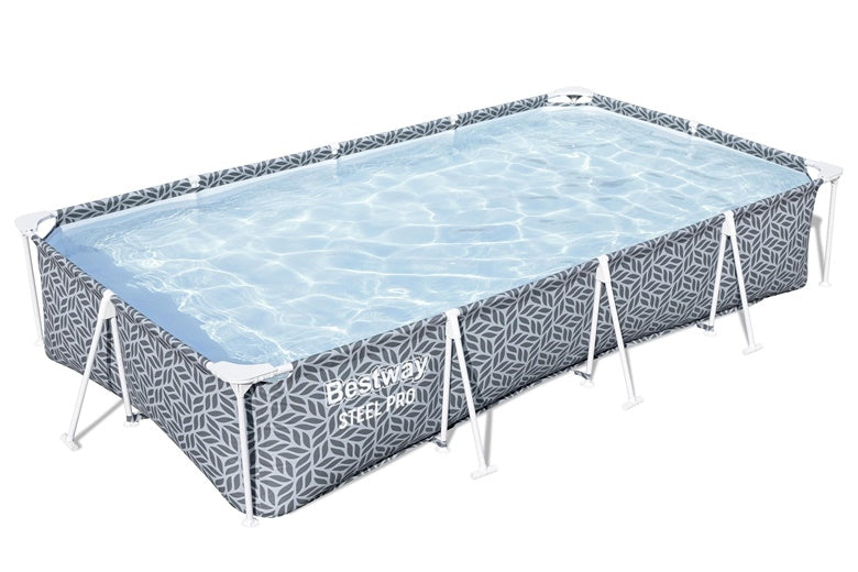Basen stelażowy Bestway STEEL PRO 561FT, szary, 4000 l
