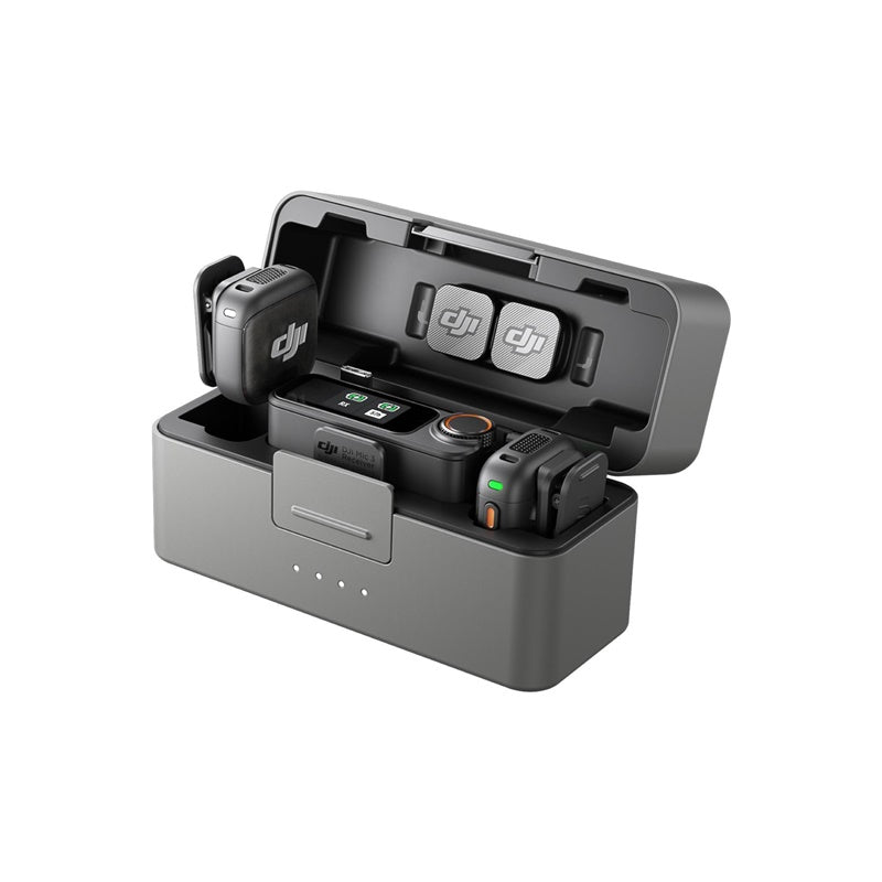 MIKROFONAS DJI MIC 3 (2TX+1RX+DĖKLAS)