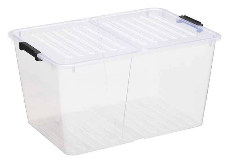Pojemnik do przechowywania z pokrywką Plast Team, 50l, 56.7x39.6x30.6cm