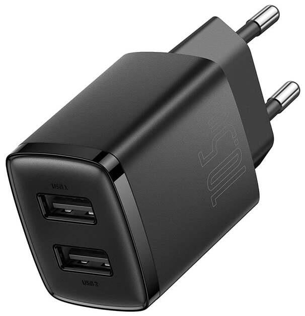 Ładowarka Baseus USB-A x2 10.5W czarna