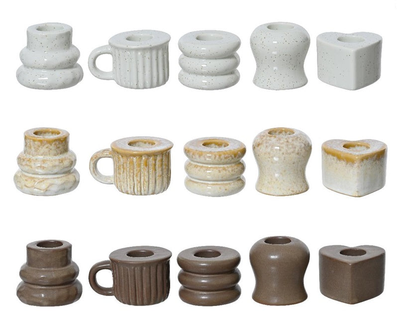 Świecznik porcelanowy, śr. 5 cm