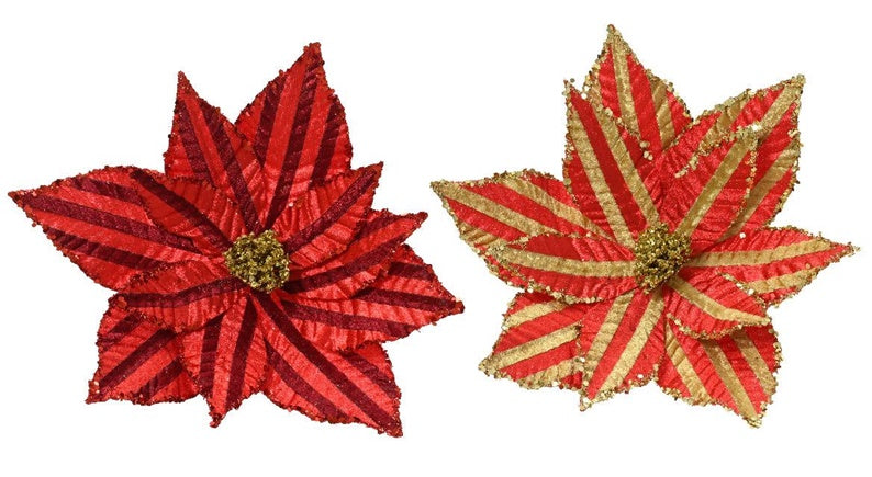 Sztuczny kwiat, gwiazda betlejemska, 27 cm
