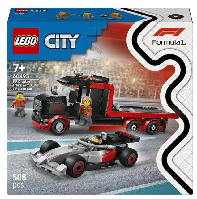 Konstruktorius LEGO City F1 sunkvežimis su Audi 60493,508vnt