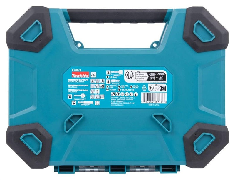 Antgalių ir grąžtų rinkinys Makita 38 vnt E-22573