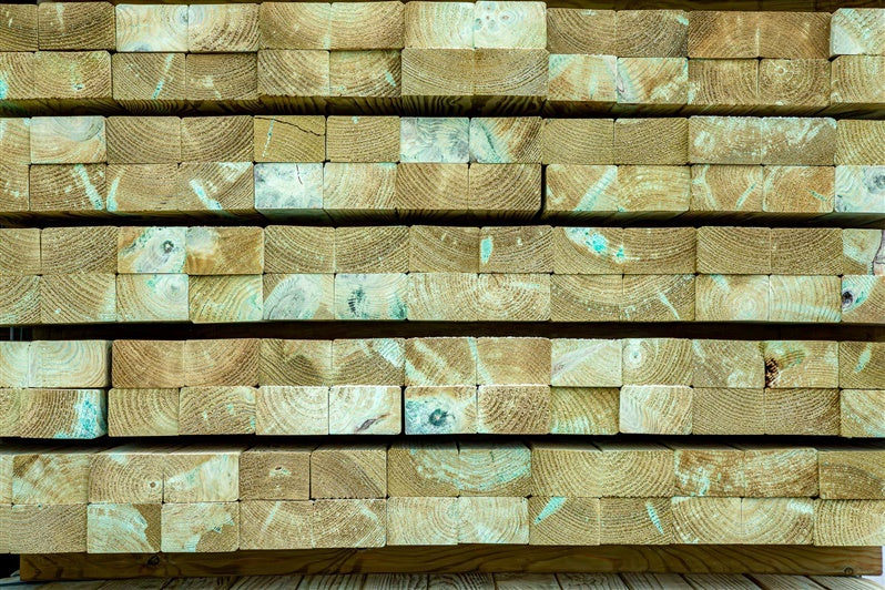 Obliuotas tašas, spygliuotis, masyvo/impregn, 240x14.5x2.1cm