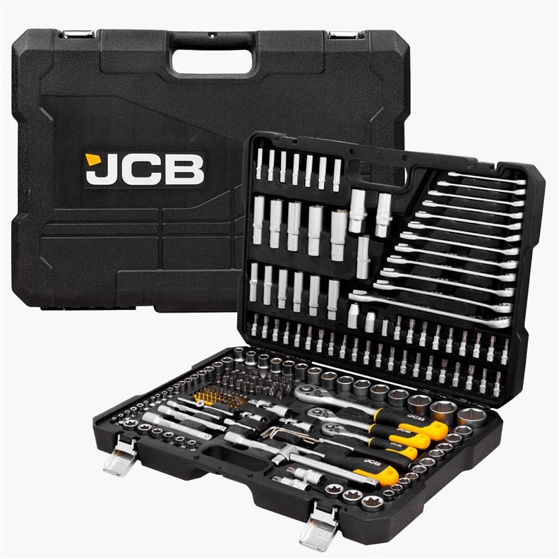 Zestaw narzędzi do dokręcania JCB 216 szt.
