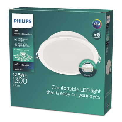 Oprawa wpuszczana Philips Meson, 12,5W, 4000°K, LED