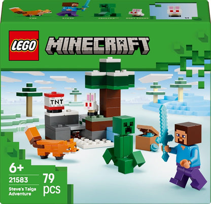 Konstruktor LEGO® Minecraft Steve's Taiga Adventure 21583