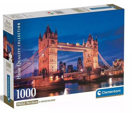Dėlionė Tower Bridge At Night 39772, 50x70 cm, 1000 vnt