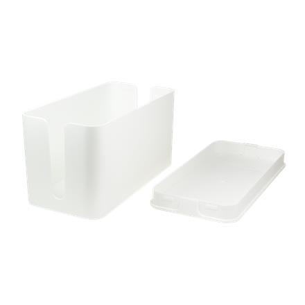 Pojemnik na kable Logilink Cable Box, 407 x 133.5 mm, biały