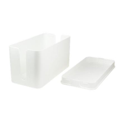 Pojemnik na kable Logilink Cable Box, 407 x 133.5 mm, biały