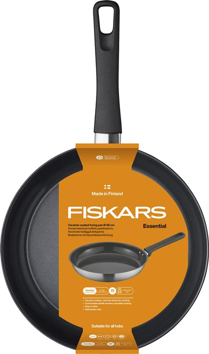 Patelnia Fiskars, 28 cm, stal nierdzewna