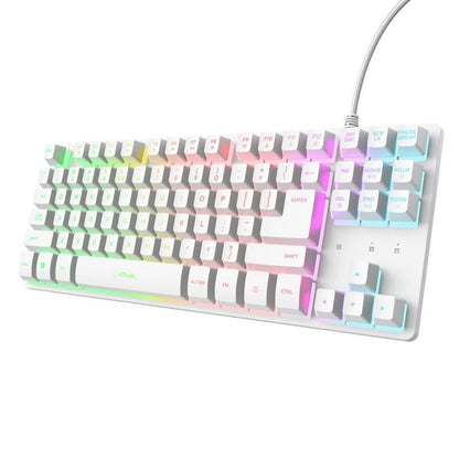 KLAWIATURA TRUST GXT833 THADO TKL BIAŁA