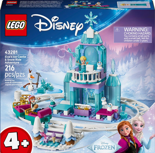 Konstruktor LEGO® Frozen Zamek lodowy Elsy 43281, 216 szt.
