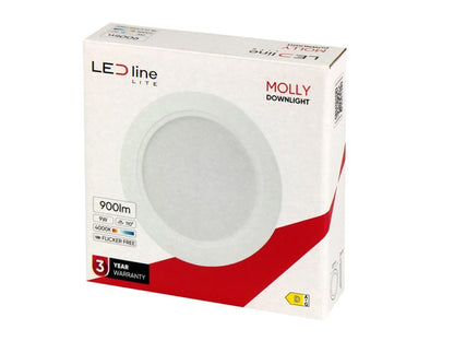 Lampa do wbudowania LED Line MOLLY, 9W, 4000°K, LED