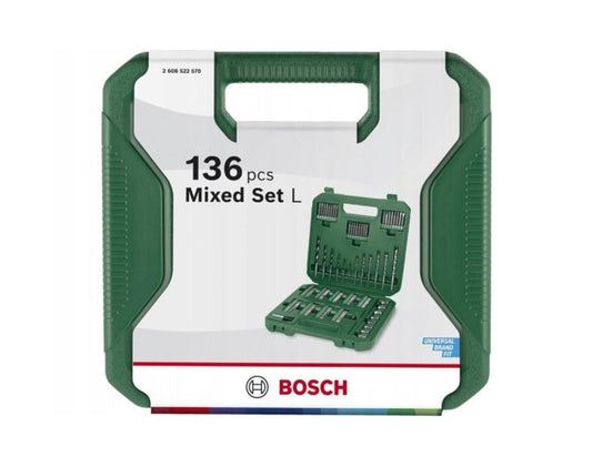 Zestaw końcówek i wierteł Bosch, 136 szt.