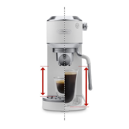 Pusiau automatinis kavos aparatas DeLonghi EC890.WI