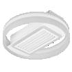 Ventiliatorius su lempa Osram, 55W, 3000-6500K, 4200lm, Ø50