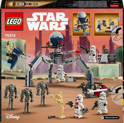 Konstrukt Star Wars Klonų kario ir kovinio droido kovos rink