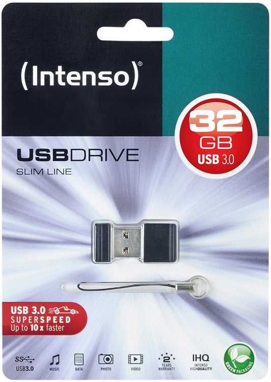 RAKTAS USB INTENSO SLIM LINE 32 GB