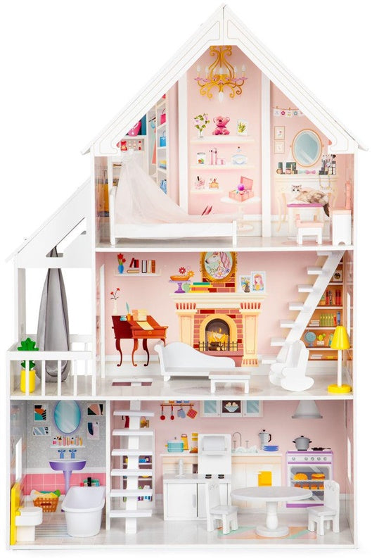 Lėlių namelis EcoToys XXL Residence White