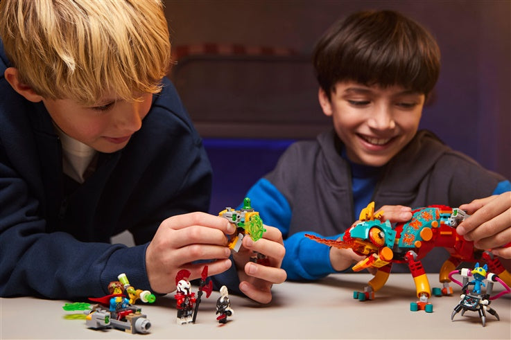 Konstruktor LEGO® DREAMZzz Kameleon Ognia Mateo 71492