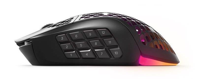 Žaidimų pelė Steelseries Aerox 9 bluetooth, juoda