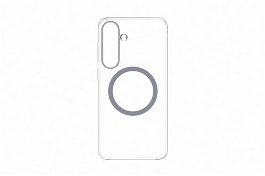 Telefono dėklas Samsung Magnet, Galaxy S25 Plus, skaidri