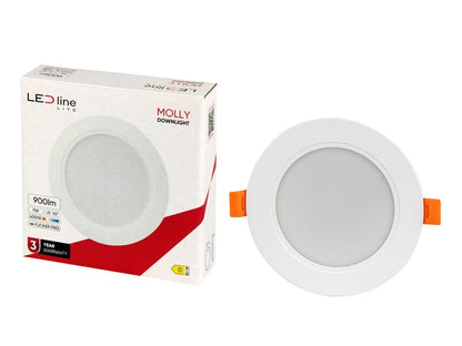 Lampa do wbudowania LED Line MOLLY, 9W, 4000°K, LED