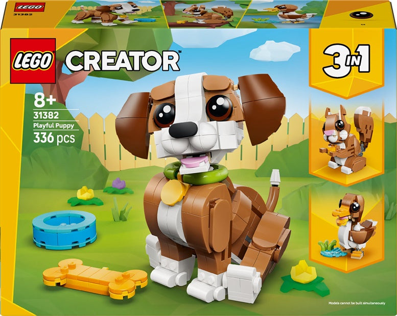 Klocki konstrukcyjne LEGO® Creator 3w1 szczeniaczek 31382, 336 szt.